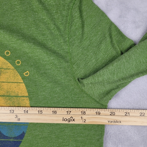 Life is Good Men's Shirt S Long Sleeve Dive In Green Classic Fit Size Small - Picture 5 of 8